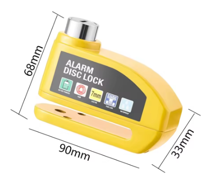 Alarma de freno de disco para bicicleta eléctrica