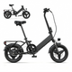 Hillmiles Mile 1 Ultrakompaktes Klapp-E-Bike | 250W Motor | 36V 10.4Ah | 60km Reichweite