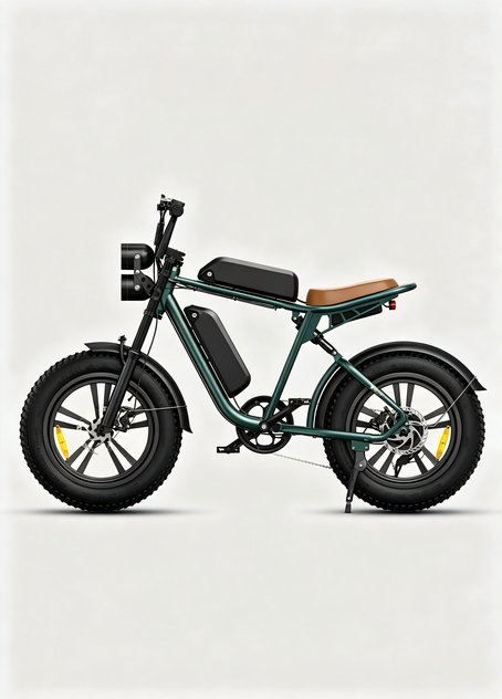 Rower elektryczny w stylu motocykla M20
